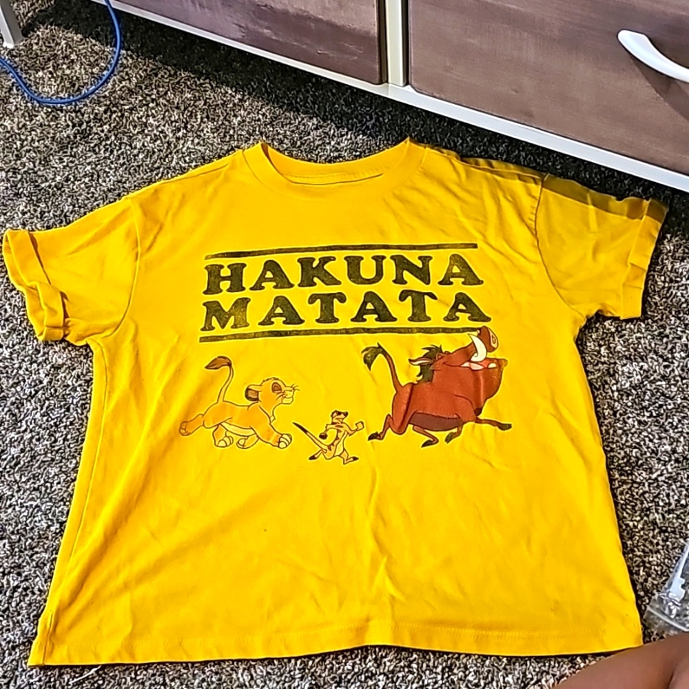 Yellow Lion King Hakuna Matata Shirt